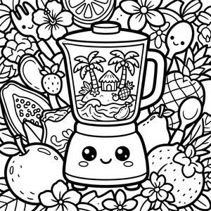 Rainbow inside a smiling jar.
