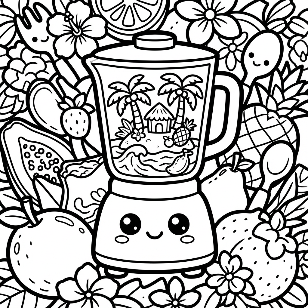 Rainbow inside a smiling jar.